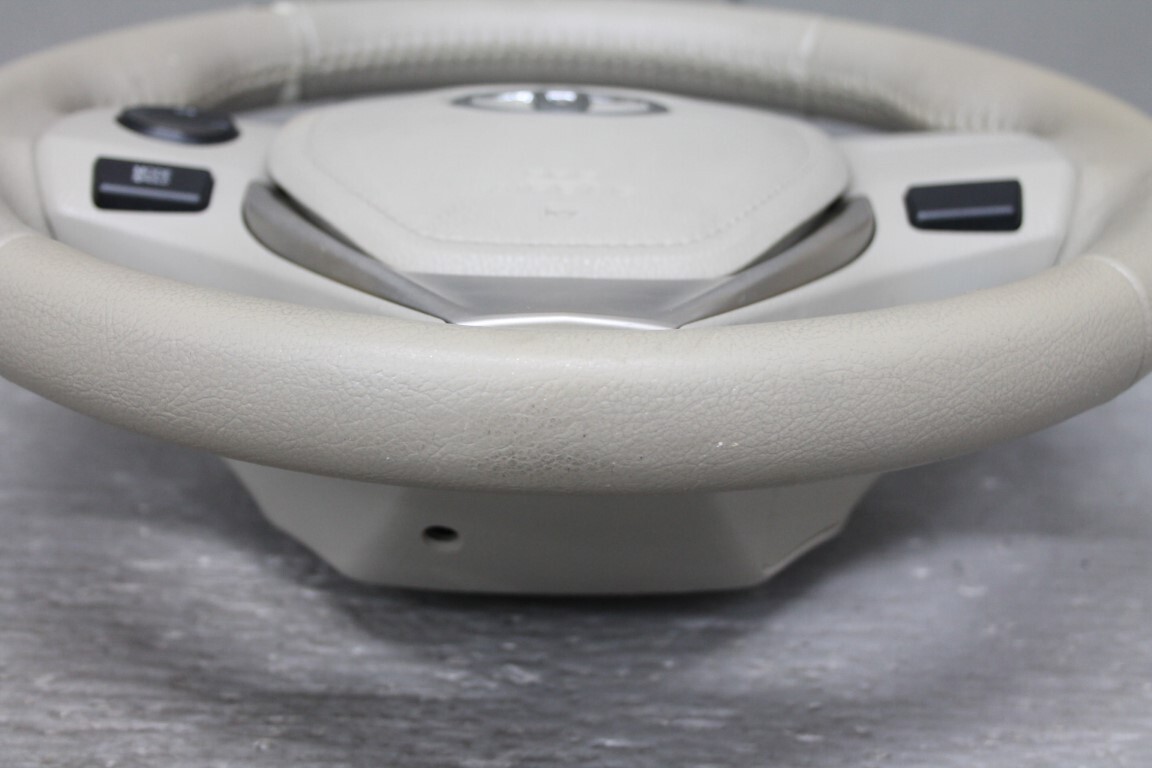 トヨタ アイシス L Gエディション 後期 (ZGM10) ステアリングホイール ハンドル スイッチ ホーンパット レザー 45100-12F80 p057909_画像5