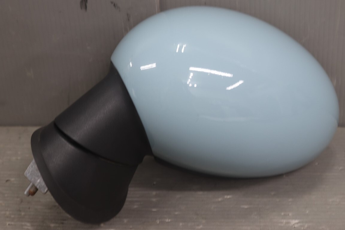 MINI One LCI 右H (R56 ME14 MF16) 純正 左ドアミラー 電格 7P 7ピン アイスブルー系 サイドミラー BMW ミニワン 後期 動作保証 p055350_画像1