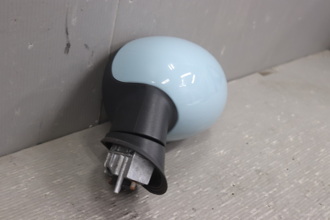 MINI One LCI 右H (R56 ME14 MF16) 純正 左ドアミラー 電格 7P 7ピン アイスブルー系 サイドミラー BMW ミニワン 後期 動作保証 p055350_画像3