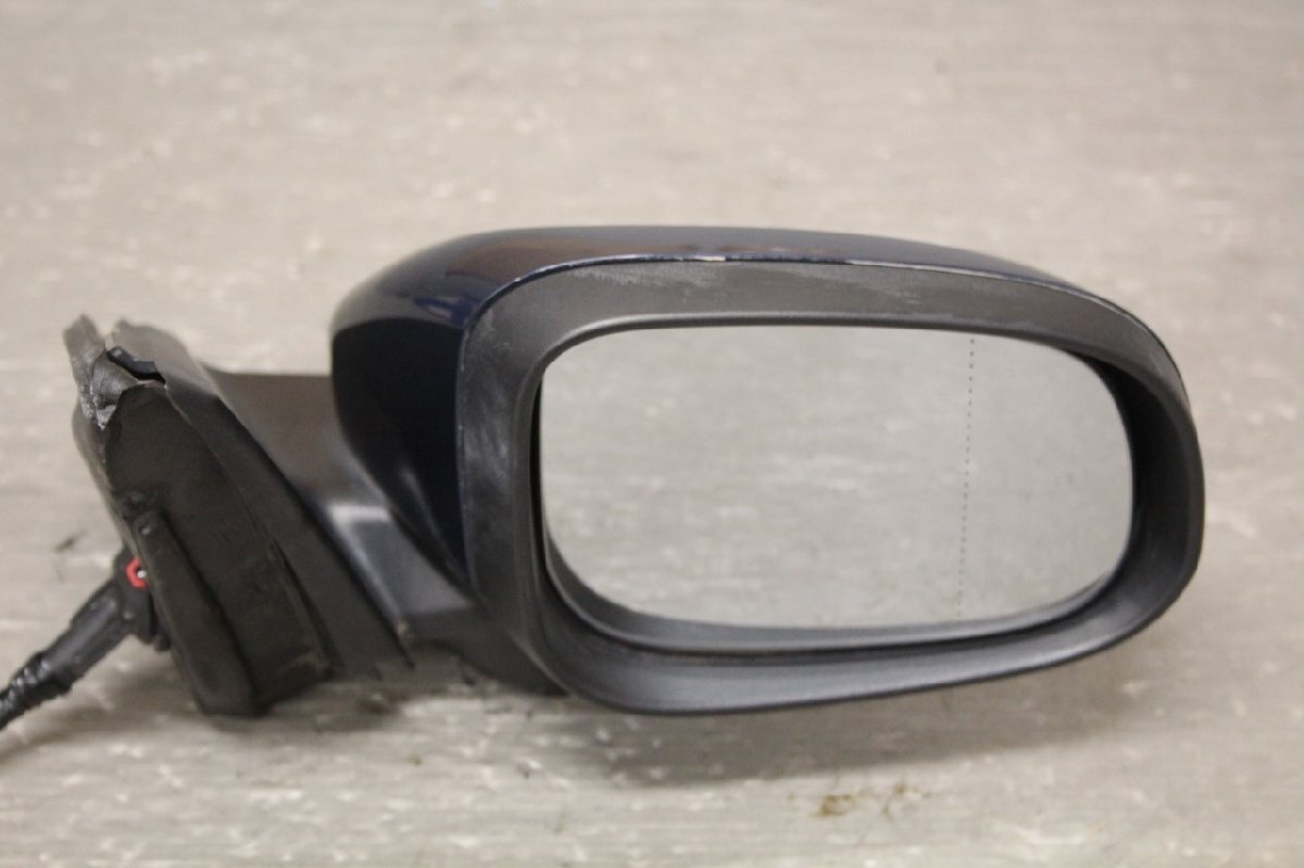 ボルボ S60 ドライブe 右H (FB4164T) 純正 右 ドアミラー 電格 14ピン+2ピン ウェルカムランプ 紺系 Volvo ネイビー系 右ミラー p049829_画像7