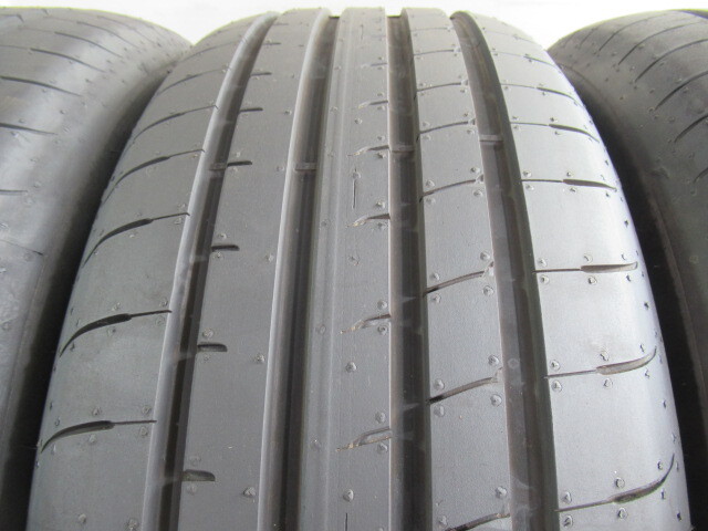 エア漏点検済 極上バリ溝9.5分山！イボ付き GOODYEAR EAGLE F1 ASYMMETRIC3 235/55R19 101Y MGT 2024年製 中古4本セット！Z01591_画像5