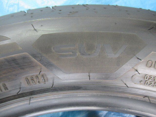 エア漏点検済 極上バリ溝9.5分山！イボ付き GOODYEAR EAGLE F1 ASYMMETRIC3 235/55R19 101Y MGT 2024年製 中古4本セット！Z01591_画像10