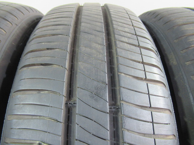  воздушный утечка прошел осмотр! первоклассный spew groove 8~9 толщина выпуклости! MICHELIN ENERGY SAVER4 185/65R15 92H 2023 год производства! б/у 4шт.@!Z01476