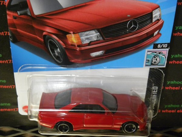 即決☆☆'89 メルセデス・ベンツ 560 SEC AMG MERCEDES-BENZ 560 SEC RED HW MODIFIED HXP91 ホットウィール Hot Wheels_画像5