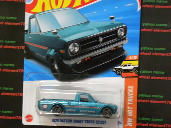 即決☆☆1975 DATSUN SUNNY TRUCK (B120) HW HOT TRUCKS ダットサン　サニートラック　サニトラ HOT WHEELS ☆☆2025_画像1