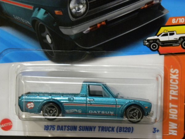即決☆☆1975 DATSUN SUNNY TRUCK (B120) HW HOT TRUCKS ダットサン　サニートラック　サニトラ HOT WHEELS ☆☆2025_画像3