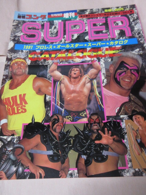 「週刊ゴング増刊　プロレスオールスタースーパーカタログ　’91」1991年12月　日本スポーツ出版社_画像1
