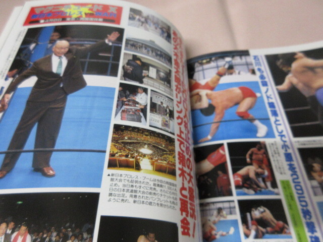 「週刊ゴング増刊 1993両国 新日vsWAR」1993.4 長州対天龍 藤原 猪木 日本スポーツ出版社_画像7