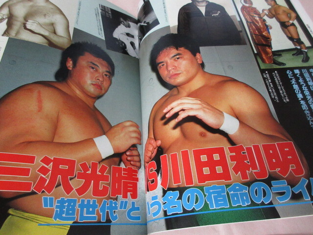 「週刊ゴングSPECIAL ’92春号」増刊 三沢 涙と感動の名勝負30番 国内全戦績 日本スポーツ出版社_画像5