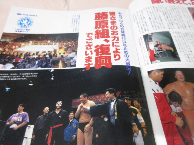 [ еженедельный Professional Wrestling NO.654 1995.2|7] река рисовое поле на Kobashi full time Osaka (столичный округ) . Fujiwara комплект .. Pro . такой же большой . рисовое поле на Poe go примечание ) включение в покупку 3 шт. до 