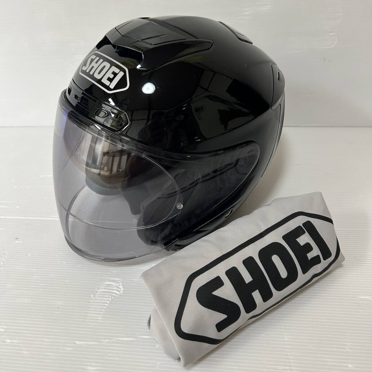 SHOEI ショウエイ J-FORCE4 ジェットヘルメット 黒 ブラック Lサイズ