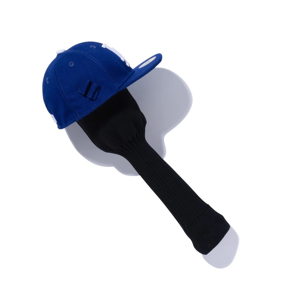 ★新品★ニューエラ★14393708★ドライバー用ヘッドカバー★ロサンゼルス ドジャース★ダークロイヤル×スノーホワイト★正規品★_画像2