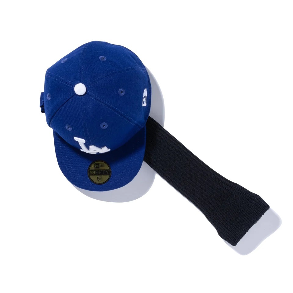 ★新品★ニューエラ★14393708★ドライバー用ヘッドカバー★ロサンゼルス ドジャース★ダークロイヤル×スノーホワイト★正規品★_画像4