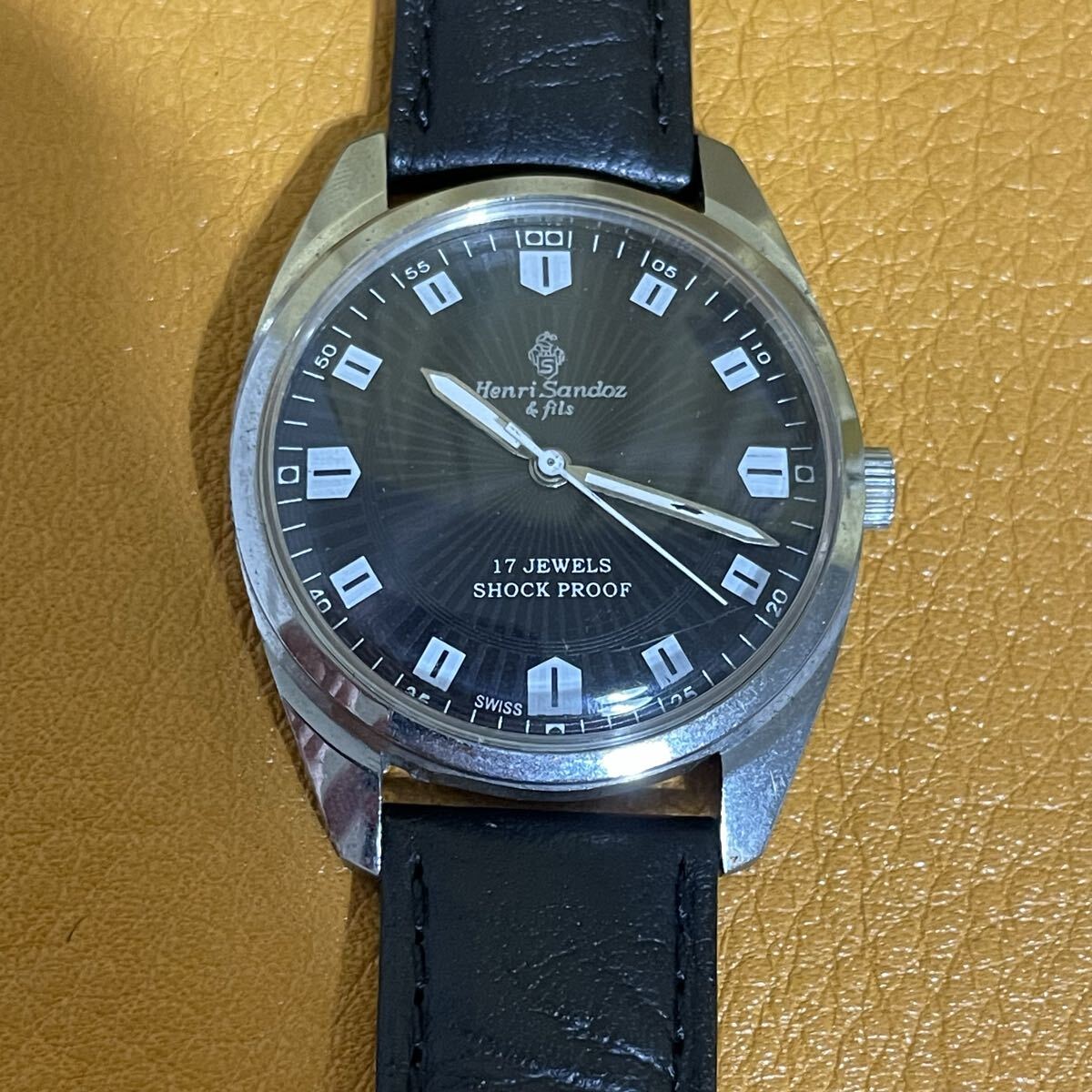 スイス製 手巻き フォンテンメロン FHF Cal.96 アンティーク ヴィンテージ メンズ 時計 ジャンク