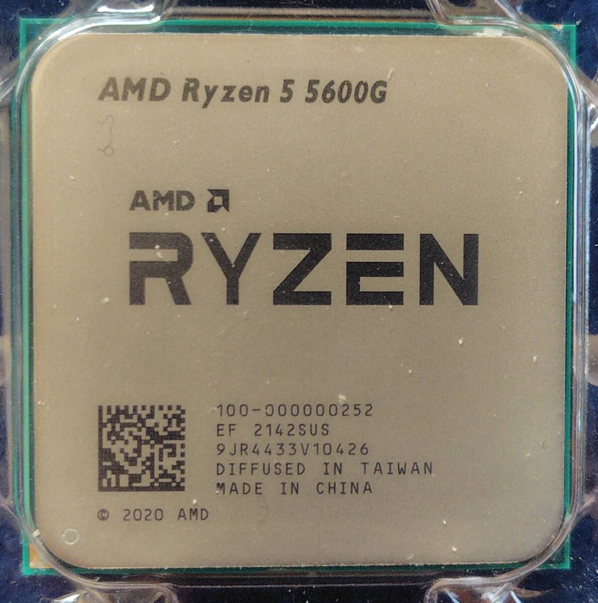 AMD Ryzen 5 5600G プロセッサー CPU 6コア12スレッド 3.9GHz/4.4GHz 未使用CPUファン付
