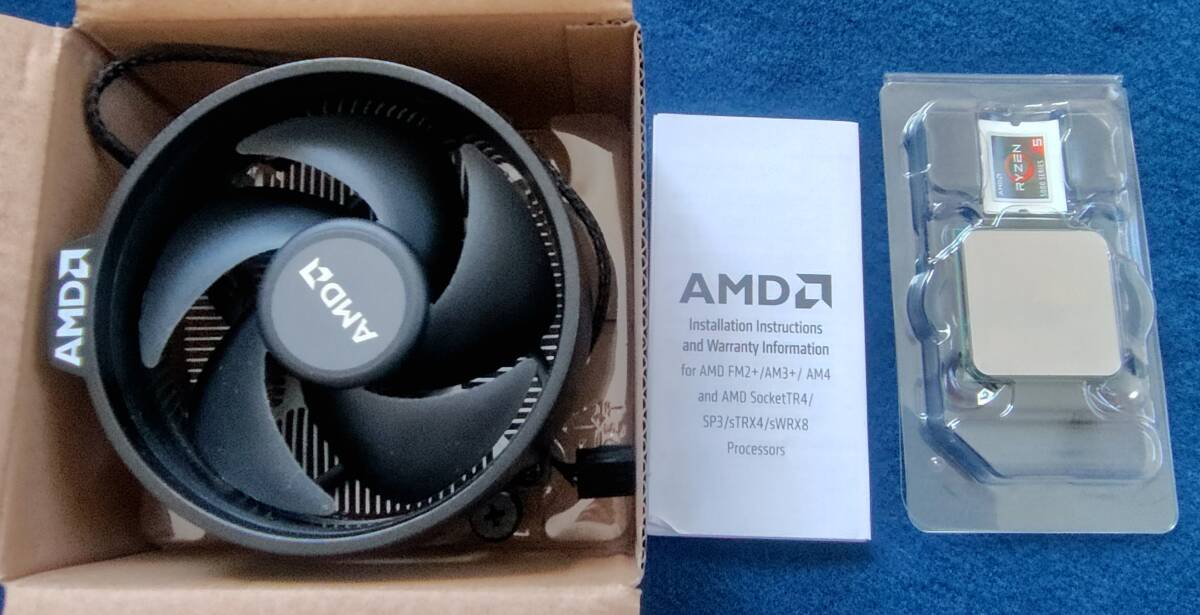 AMD Ryzen 5 5600G プロセッサー CPU 6コア12スレッド 3.9GHz/4.4GHz 未使用CPUファン付