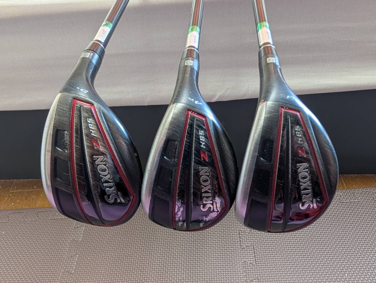 Srixon ZH85 ユーティリティクラブ 3本セット Srixon ZH85 ユーティリティクラブ 3本セット スリクソン