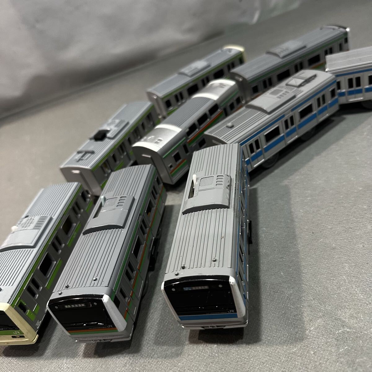  Plarail машина много продажа комплектом E233 серия Shonan цвет зеленый машина / E233 серия столица . Tohoku линия / E231 серия 500 номер шт. .... гора рука линия рабочий товар (22)80