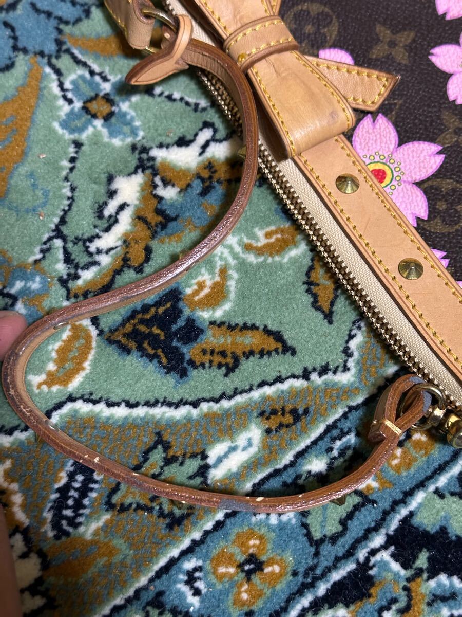 【LOUIS VUITTON?】ルイヴィトン風 モノグラム サクラ柄 ポシェット アクセソワール