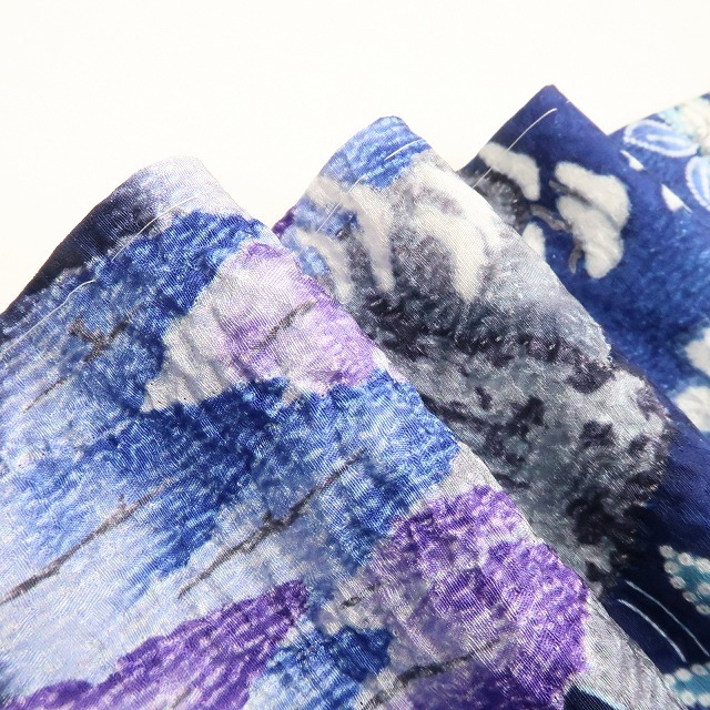 tomihisa 新品 お仕立て上がり品 桂由美 落款 辻ヶ花 着物 仕付け糸付 トールサイズ”瑠璃紺に咲く辻ヶ花に心惹かれる”訪問着 6695_画像2