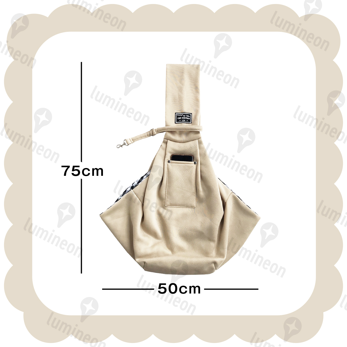  домашнее животное sling дорожная сумка плечо перевозка свет бежевый слинг-переноска ... шнурок рюкзак Cart маленький размер собака средний задний g061b 1