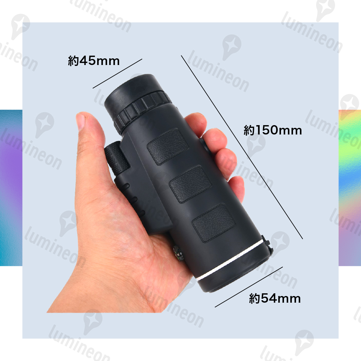 単眼鏡 望遠(yuǎn)鏡 スター スコープ ドア 高倍率 40×60 コンパクト スマホ 用 軍用 軽量 コンパクト コンサート アダプター 取り付け g062 2