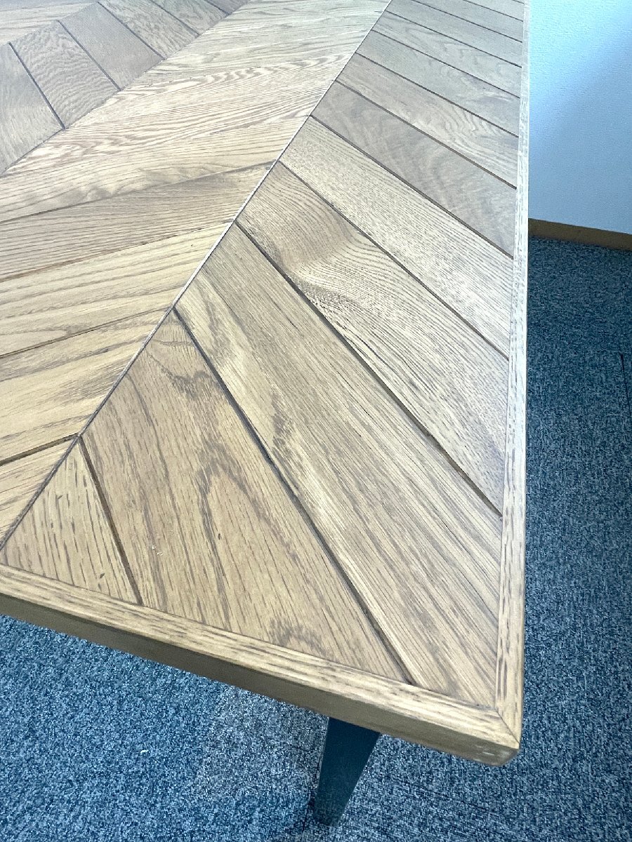 【福岡】W1385 ダイニングテーブル◆関家具◆Knot antiques◆ジプシーDT1385 HER138K◆W1385 H710 D800◆モデルR展示品◆CR599_Kh_画像6