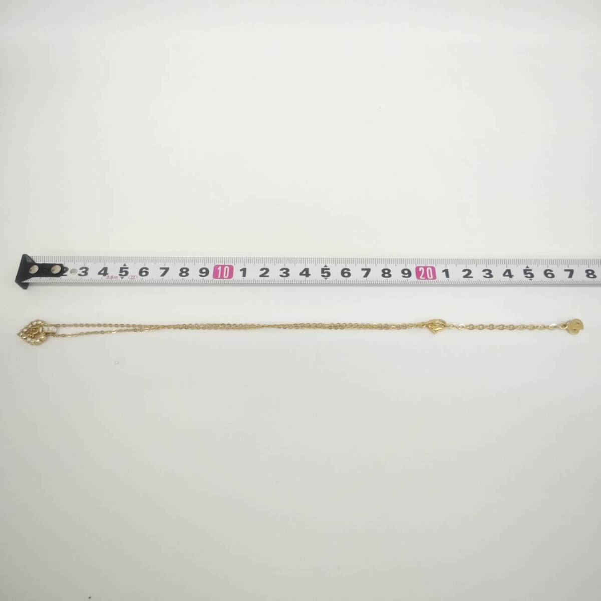 Dior ディオール　ネックレス　ゴールド　ラインストーン　