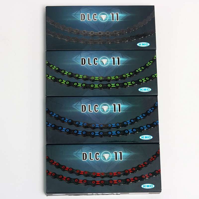 3708 チェーン KMC x11sl x10sl DLC カラー スピード チェーン カーボン 超軽量 MTB ロードバイク 自転車部品 mt980