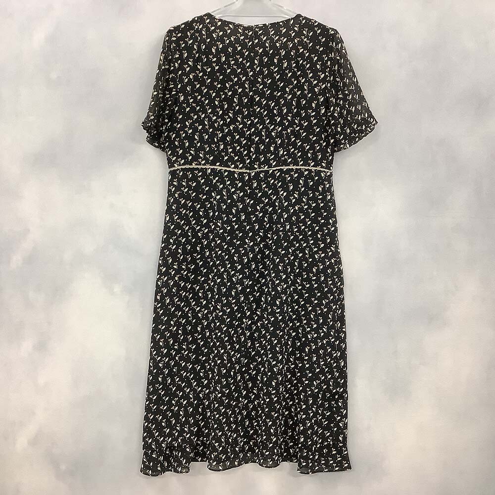 Leilian レリアン ワンピース ひざ丈 ブラック系 9 / 小型便OK [PT17620]_画像2