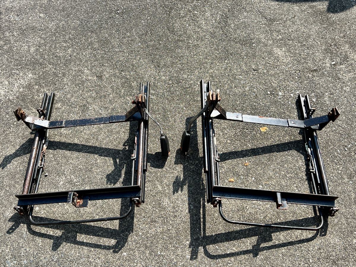 ゴルフ2 レカロ　シートレール　當(dāng)時物 左右セット RECARO