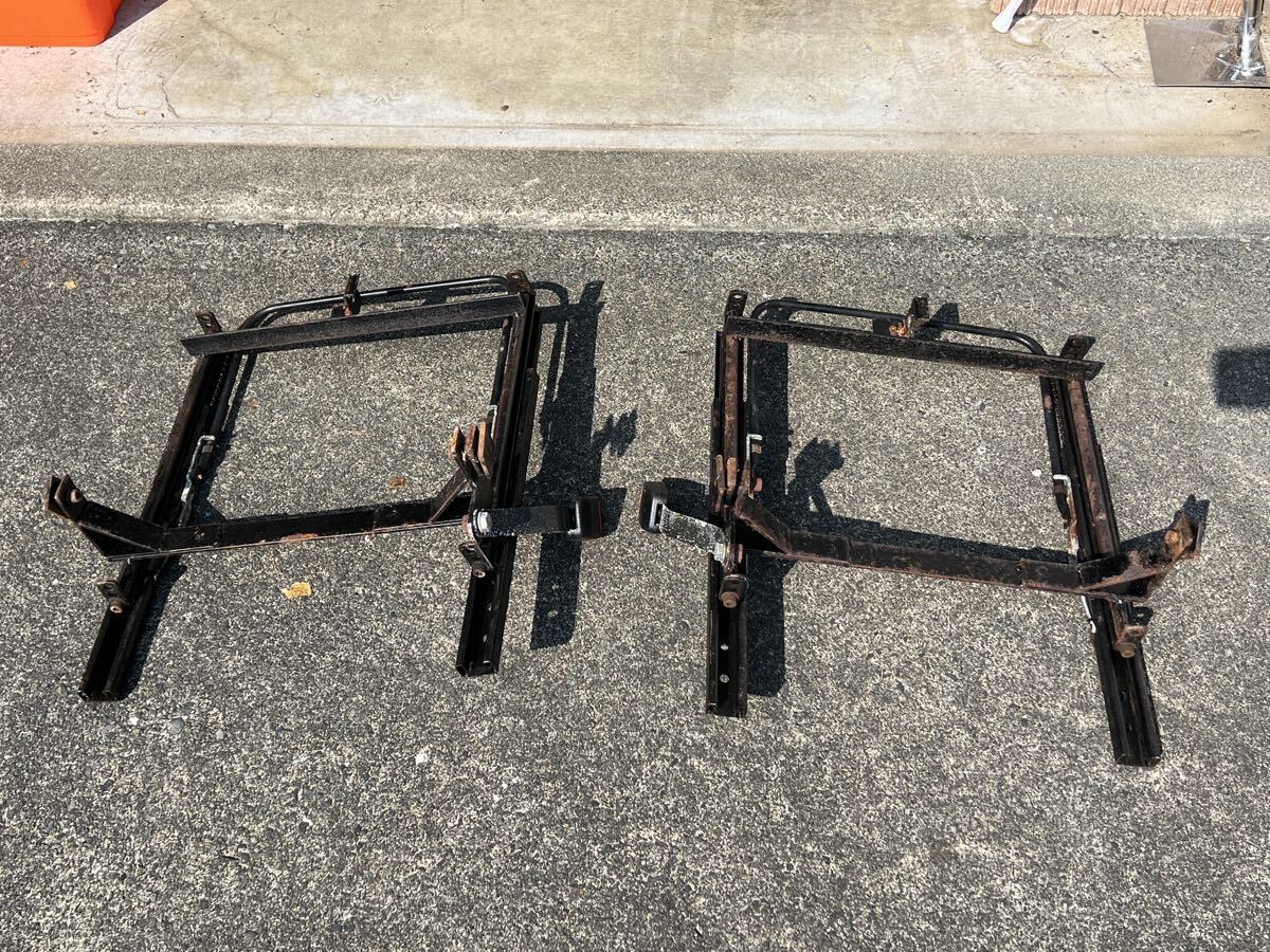 ゴルフ2 レカロ　シートレール　當(dāng)時物 左右セット RECARO