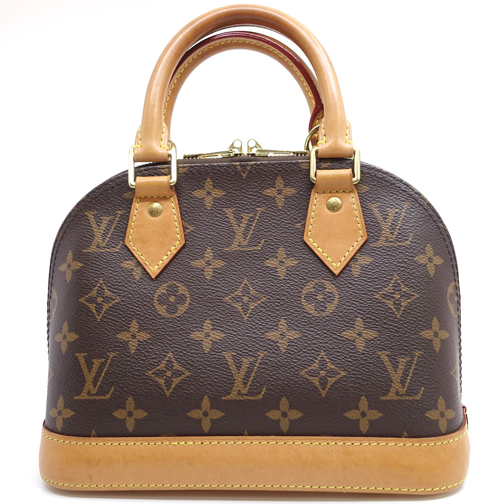 【栄】ルイヴィトン アルマBB モノグラム M53152 ブラウン GD金具 ショルダーストラップ・カデナ欠品 ハンドバッグ 女性 本体のみ_画像2