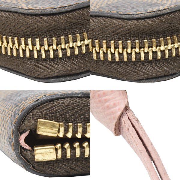 【１円～スタート】ルイヴィトン 財布 レディース ダミエ ポルトフォイユクレマンス 長財布 ローズバレリーヌ Louis Vuitton N41626 中古