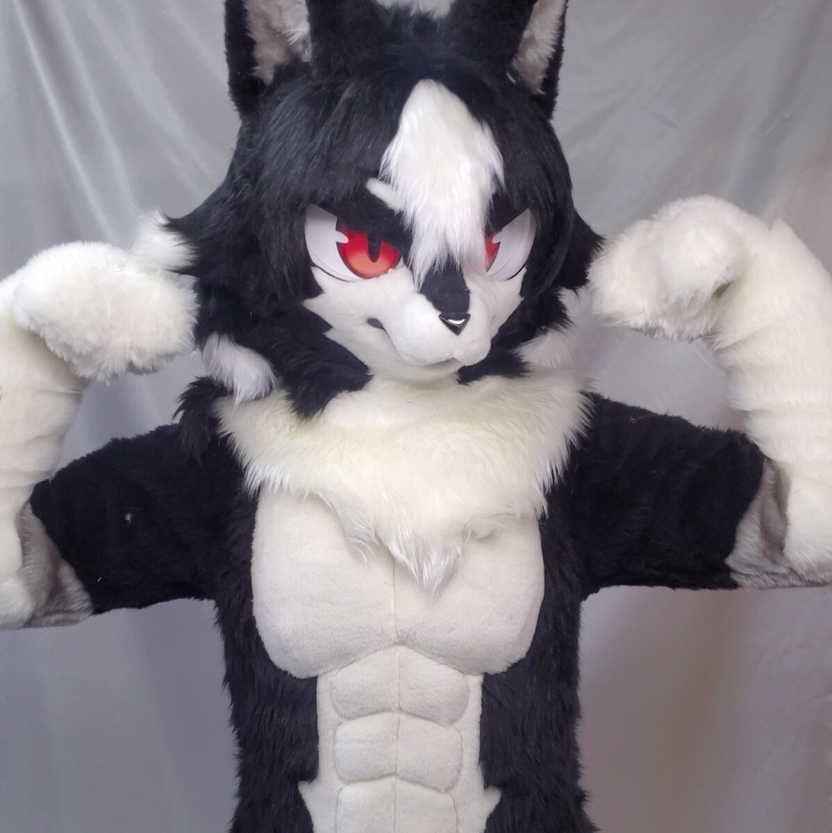 オオカミ ♂ ケモノ 着ぐるみ 一式 ハンドメイド
