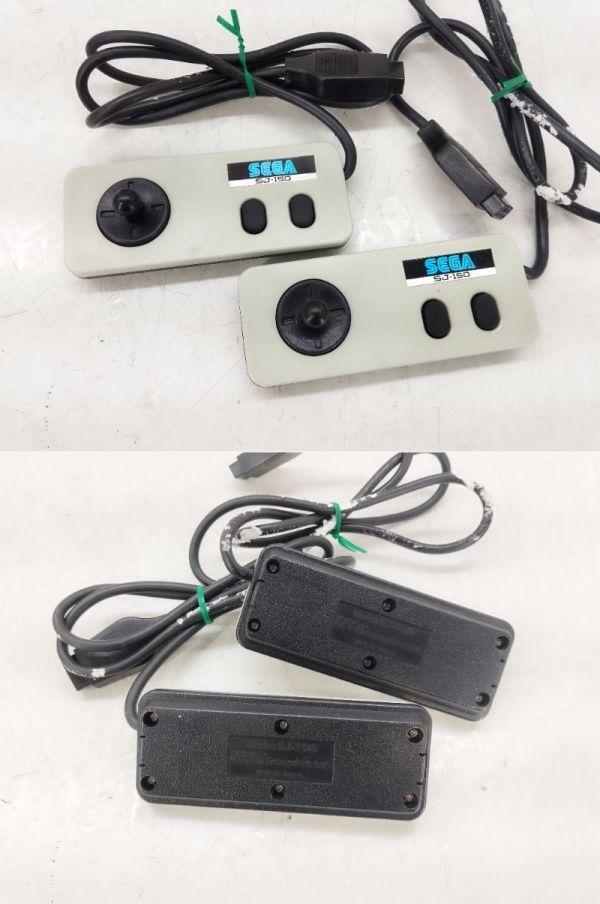 S/ SEGA セガ SG-1000Ⅱ コンピュータービデオゲーム 本體 コントローラー セット 現(xiàn)狀品 / NY-2351