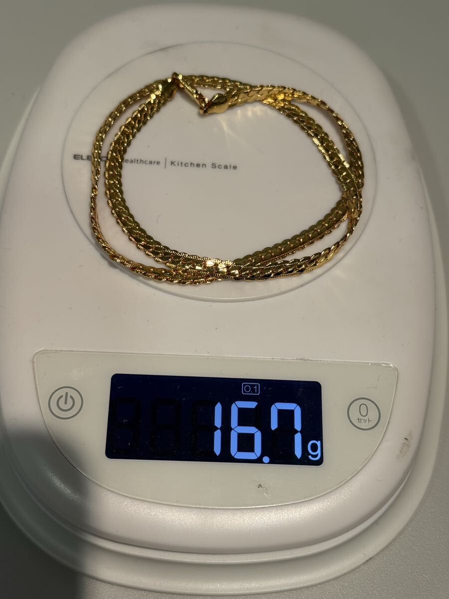 ネックレス ゴールド 刻印 18k k18 刻印あり