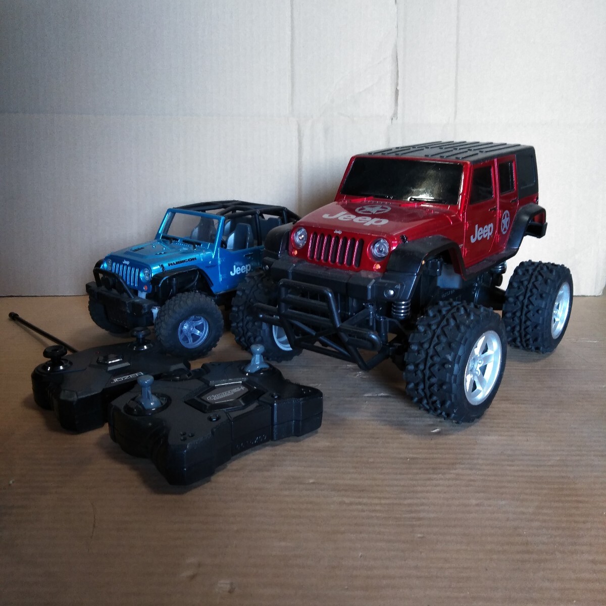 RC ラジコンJeep ジープ ラジコンカー リモコン 車 おもちゃ Gドライブエコプラス JOZEN 2台セット 動作未確認 m2