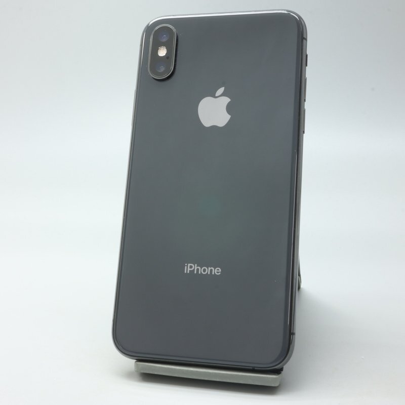 Apple iPhoneXS 256GB Space Gray A2098 MTE02J/A バッテリ77% ■SIMフリー★Joshin8792【1円開始・送料無料】