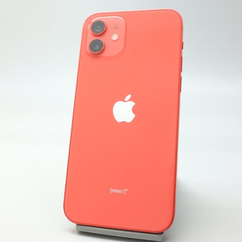 Apple iPhone12 128GB (PRODUCT)RED A2402 MGHW3J/A バッテリ80% ■SIMフリー★Joshin6384【1円開始・送料無料】