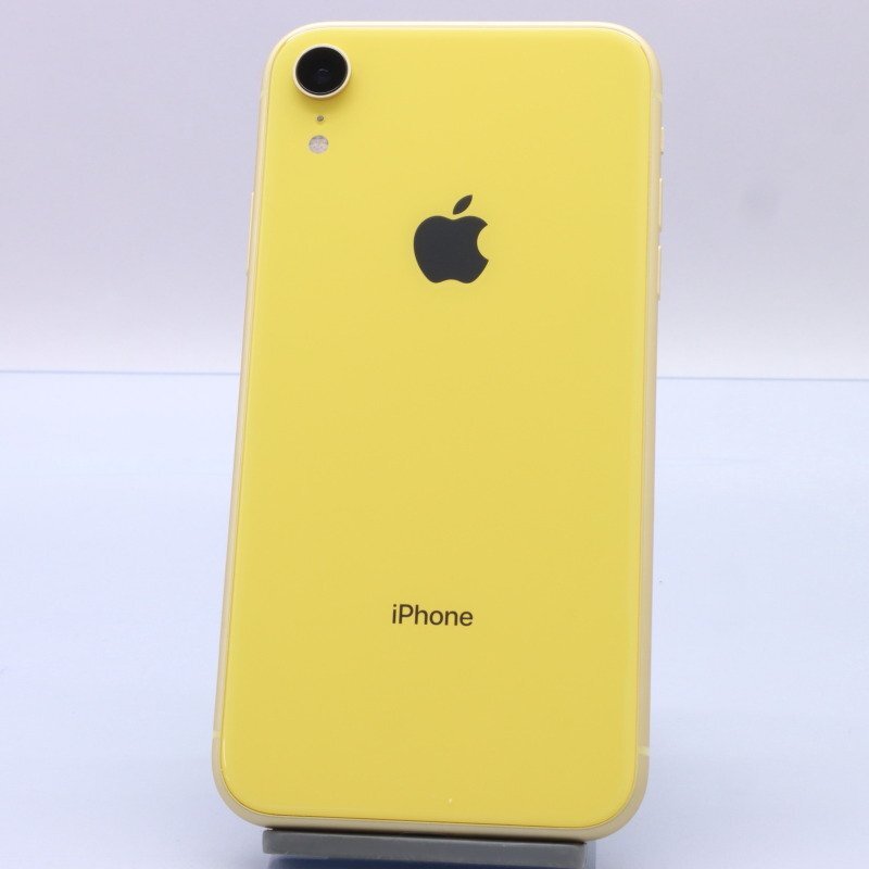 Apple iPhoneXR 128GB Yellow A2106 MT0Q2J/A バッテリ87% ■au★Joshin3556【1円開始・送料無料】