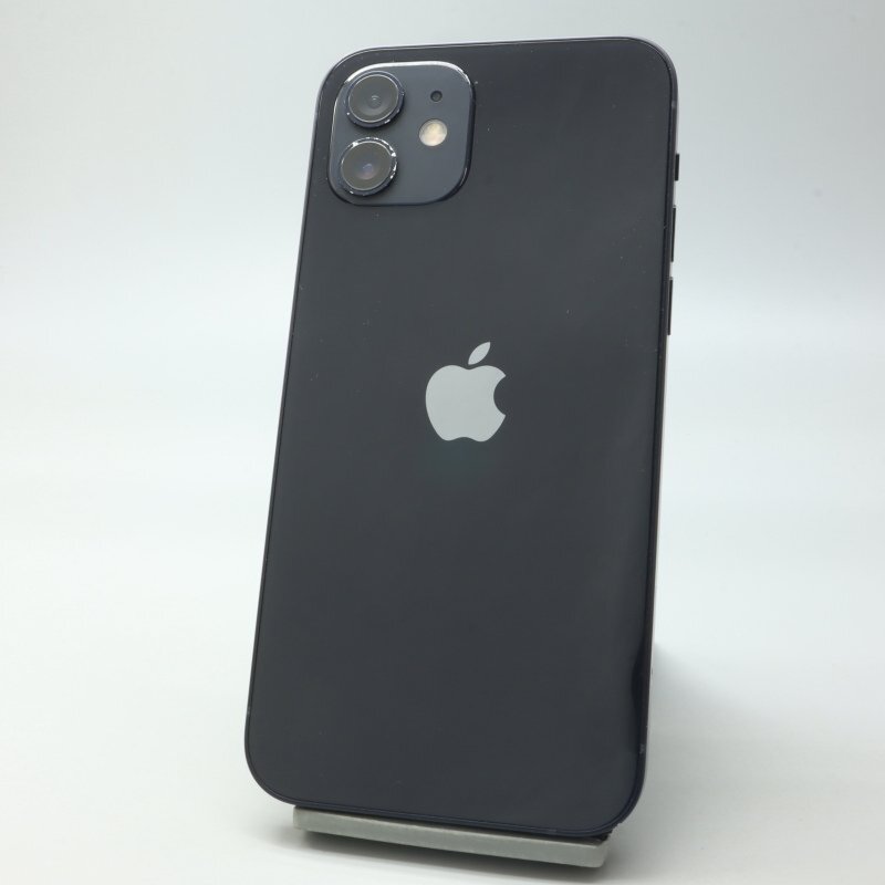 Apple iPhone12 64GB Black A2402 MGHN3J/A バッテリ75% ■au★Joshin9244【1円開始・送料無料】