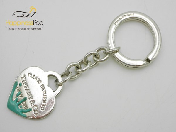 ティファニー　Tiffany & Co.　リターントゥ　ハート　スプラッシュ　キーリング　AG925　約21.1g　送料無料