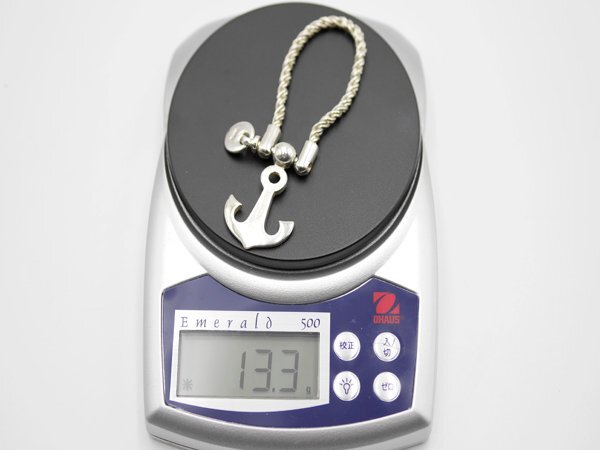 ティファニー　Tiffany & Co.　アンカーモチーフ　チャーム　キーリング　SV925　約13.3g　送料無料　