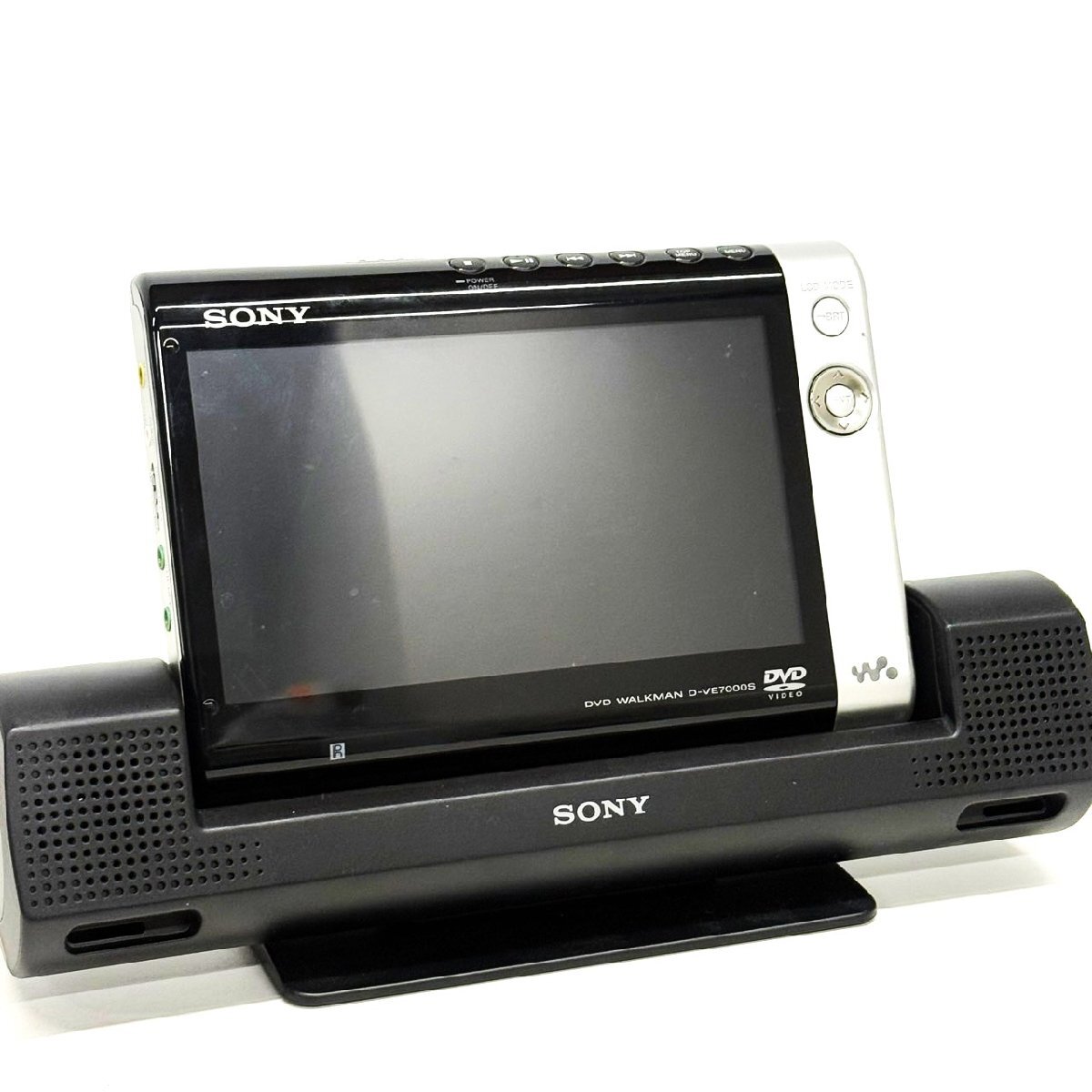 【ジャンク品】SONY DVD WALKMAN D-VE7000S portable DVD/CD player ソニー ウォークマン gi9-109