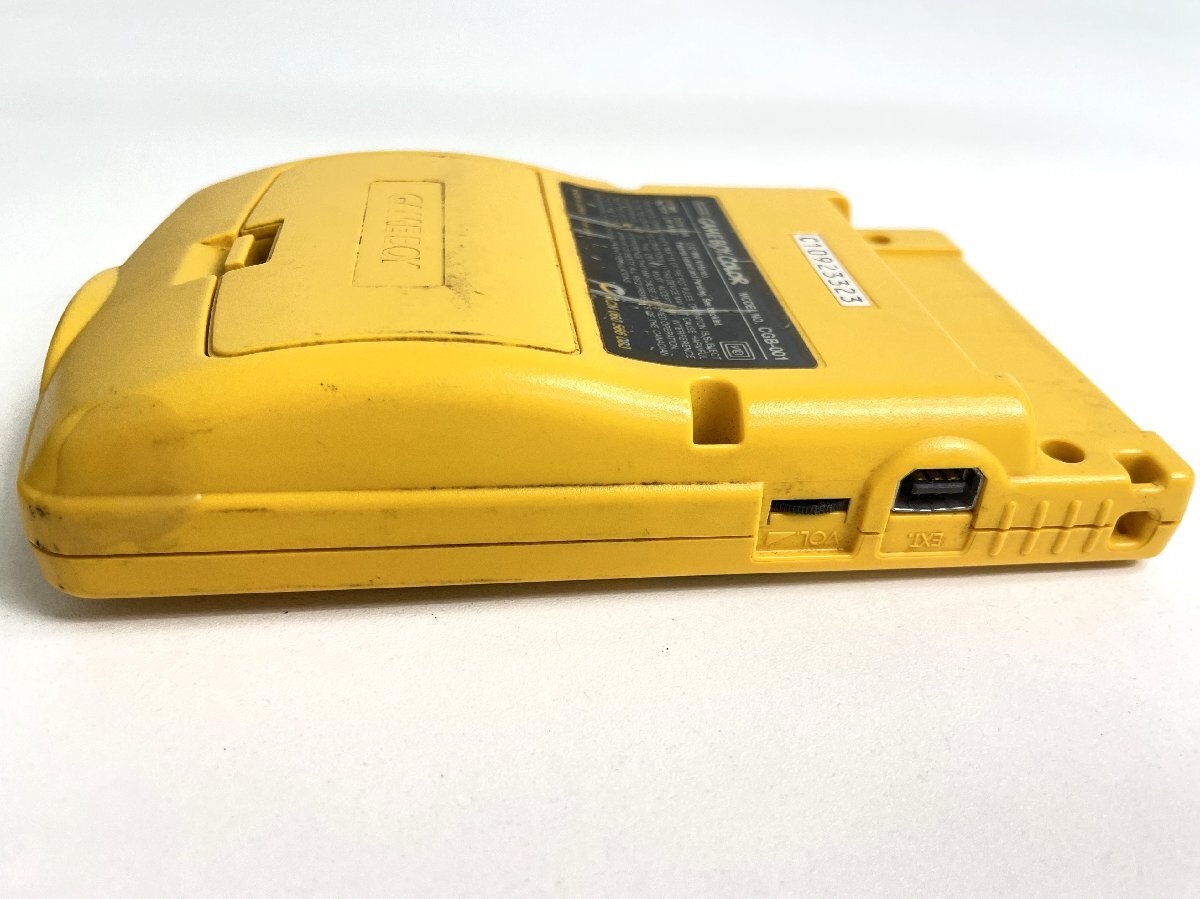 【ジャンク品】Nintendo GAME BOY COLOR CGB-001 ニンテンドー ゲームボーイカラー GBC イエロー ゲーム機 gt9-90