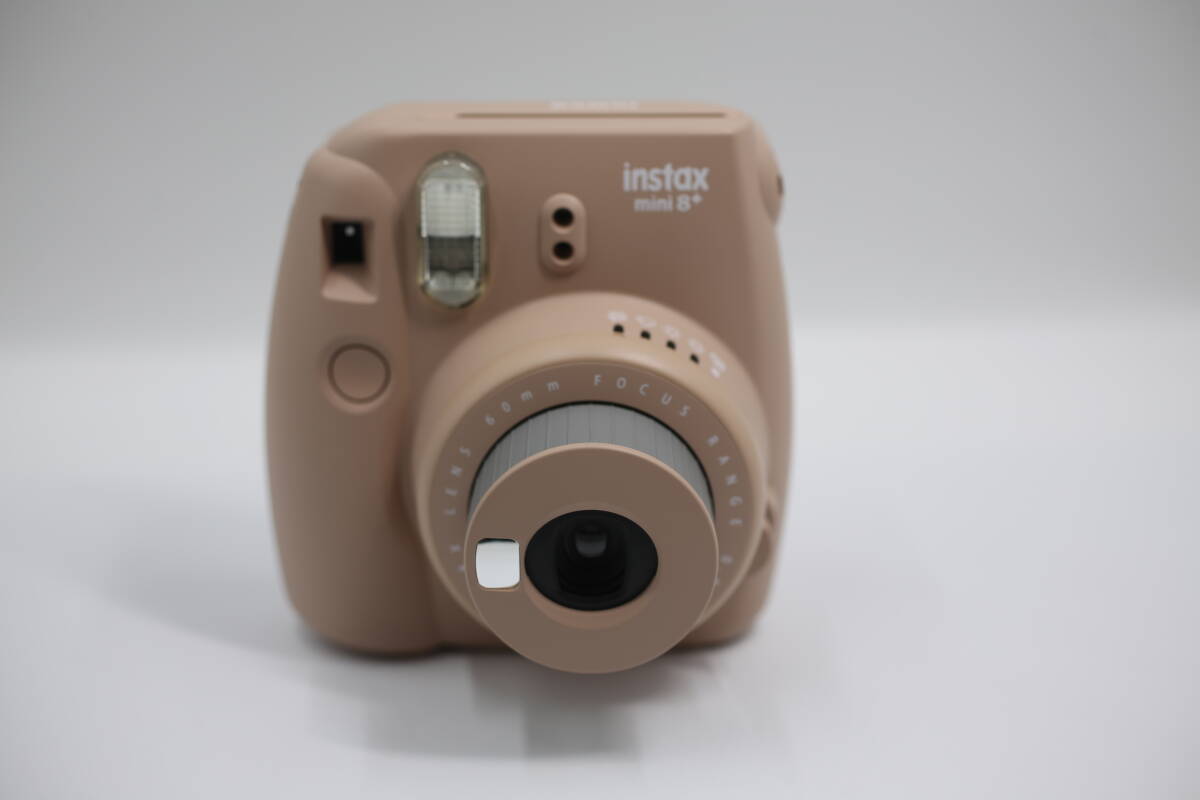 ★通電OK FUJIFILM instax mini 8+ cocoaココア インスタントカメラ 元箱付き★_画像7