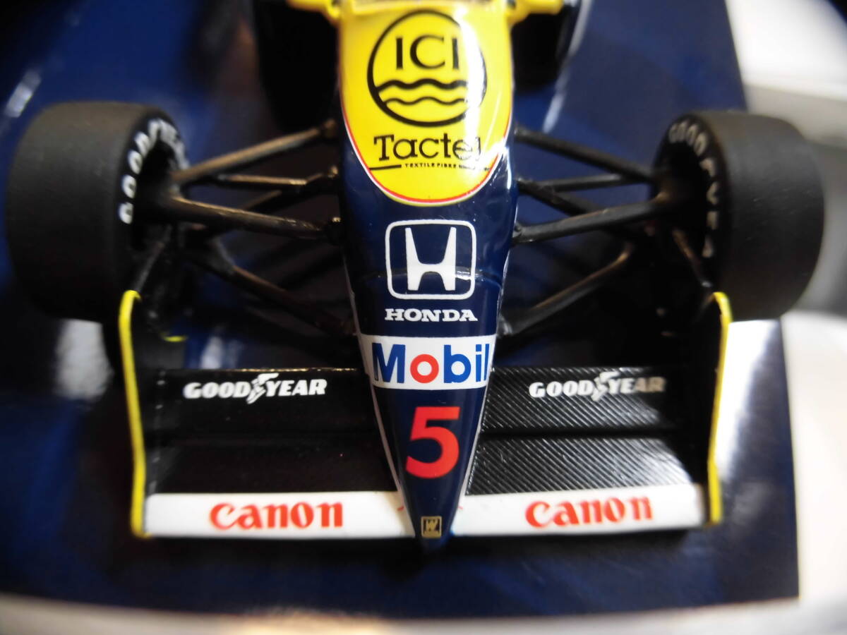 ウィリアムズ・ホンダFW11B　ナイジェル・マンセル　1987　【PMA　1/43　ミニチャンプス　F1ミニカー】　ウィリアムズFW11B_画像3