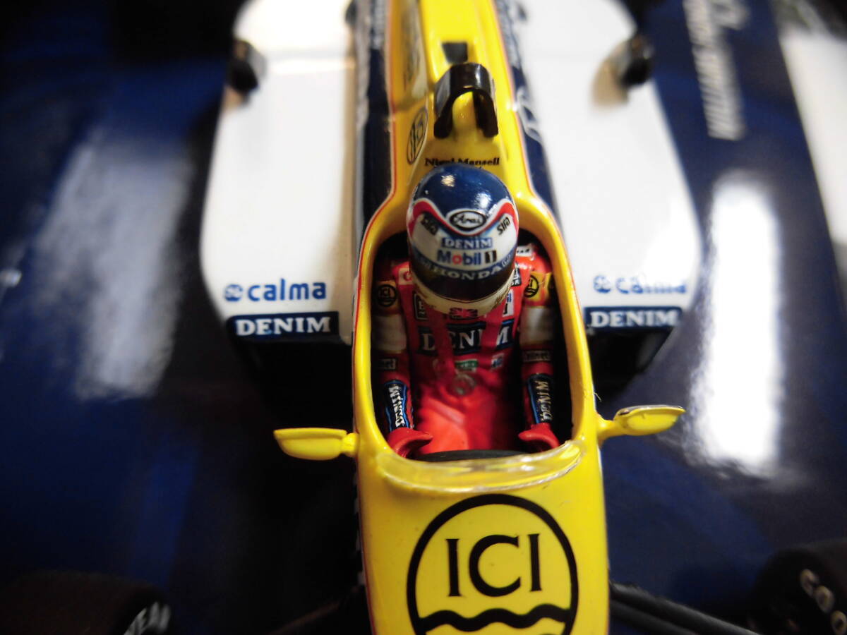 ウィリアムズ・ホンダFW11B　ナイジェル・マンセル　1987　【PMA　1/43　ミニチャンプス　F1ミニカー】　ウィリアムズFW11B_画像4