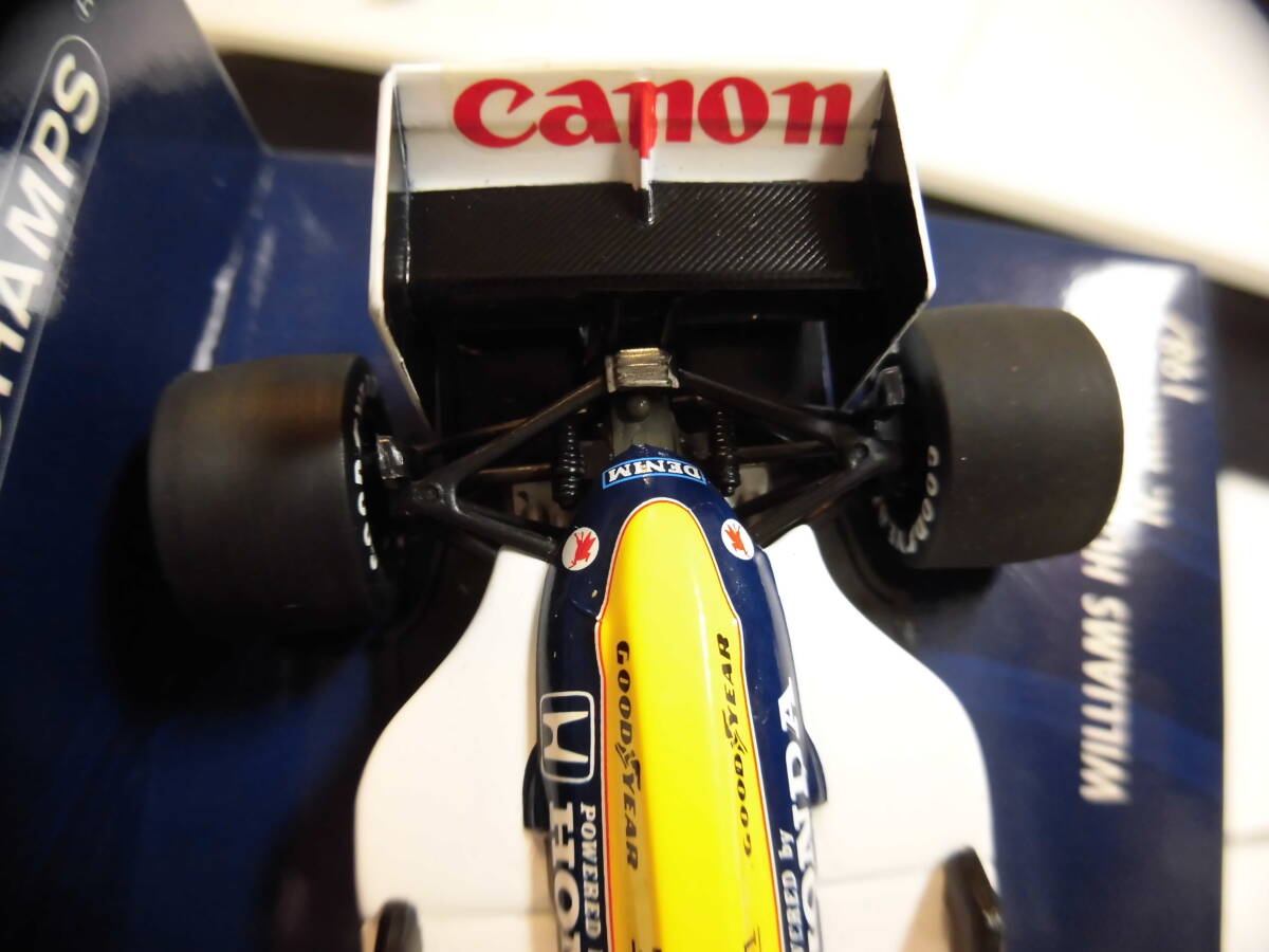 ウィリアムズ・ホンダFW11B　ナイジェル・マンセル　1987　【PMA　1/43　ミニチャンプス　F1ミニカー】　ウィリアムズFW11B_画像5